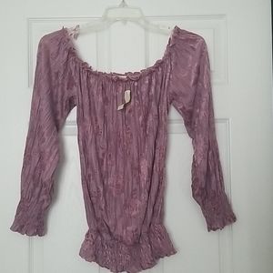 NWT Off shoulder blouse